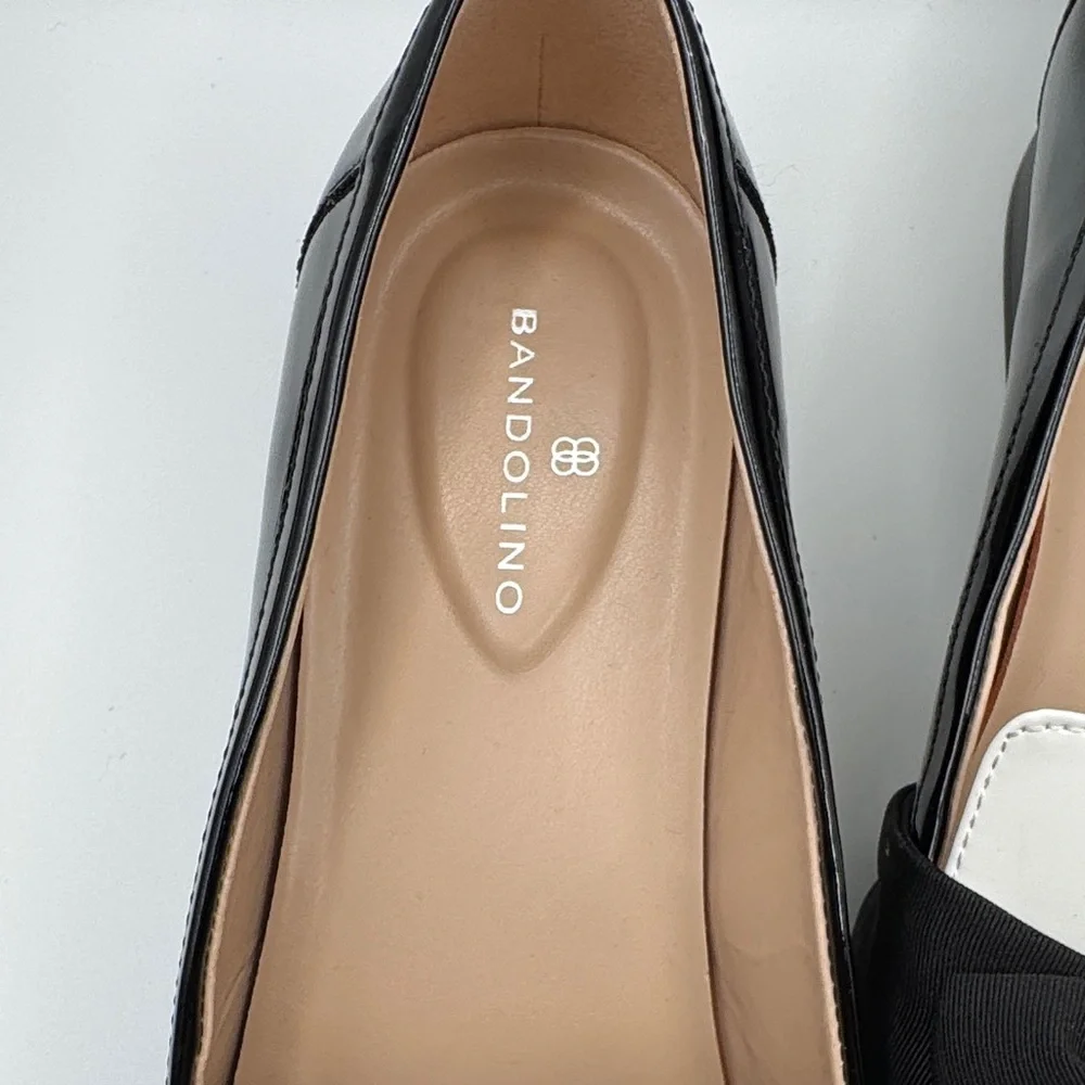 Bandolino Black and White Loafers - Picture 3 of 5